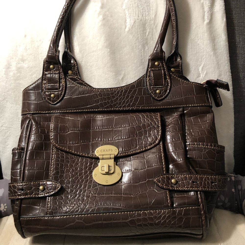 Chaps Satchel Handbag
